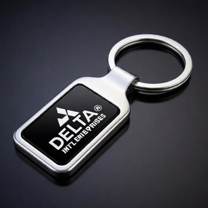 Customized Laser Engraved Metal Keychain
