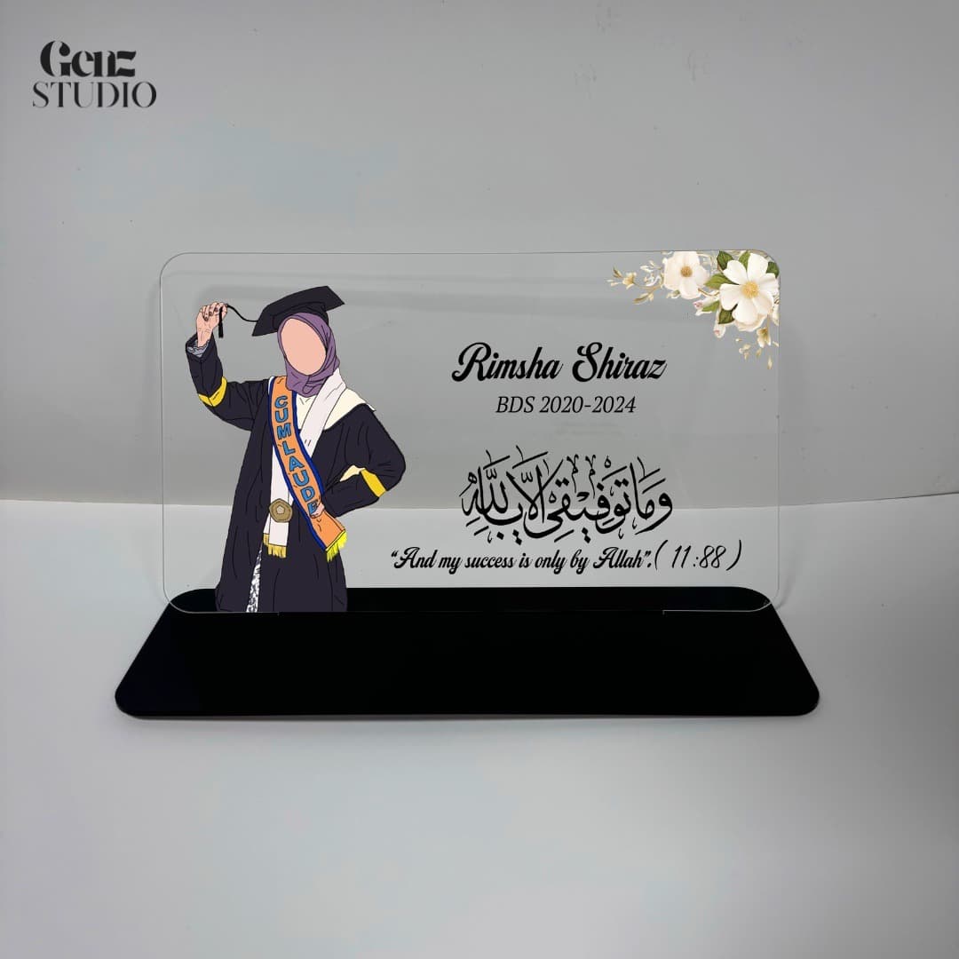 Personalized Cum Laude BDS Medical Graduate Acrylic Plaque