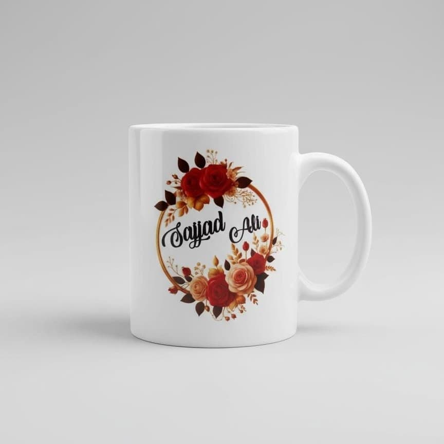 Customized Photo & Quote Ceramic Coffee Mug