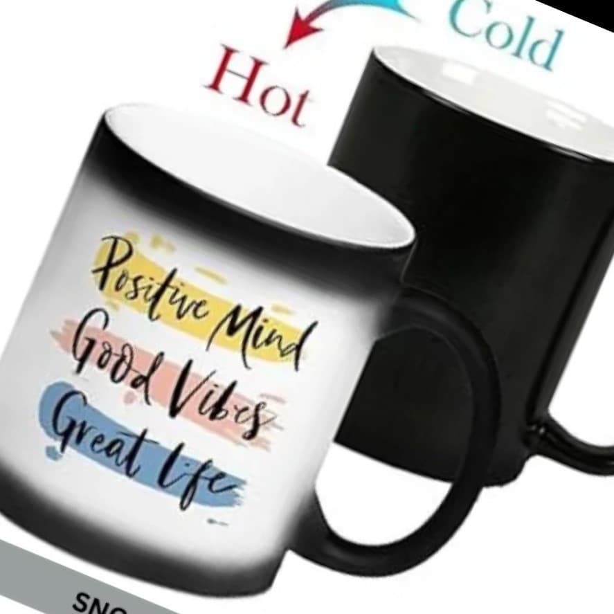 Heat-Sensitive Color Changing Magic Coffee Mug