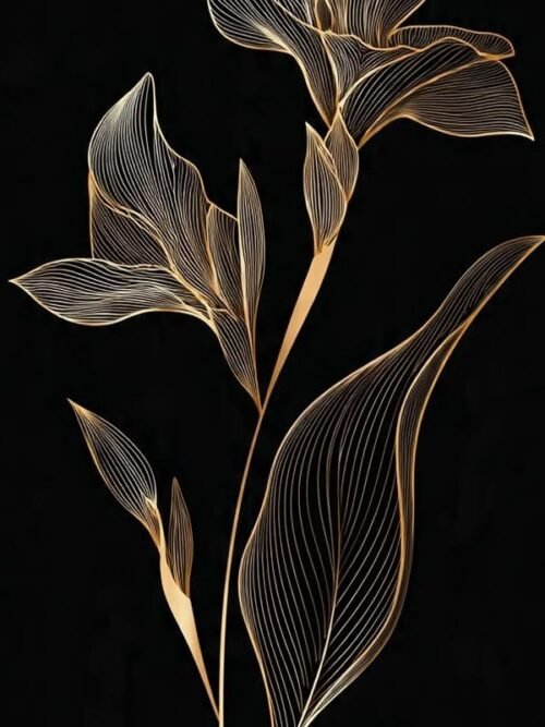 Black & Gold Wall Art