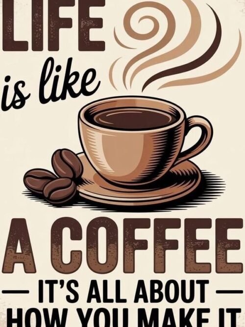 Coffee Quote Wall Art