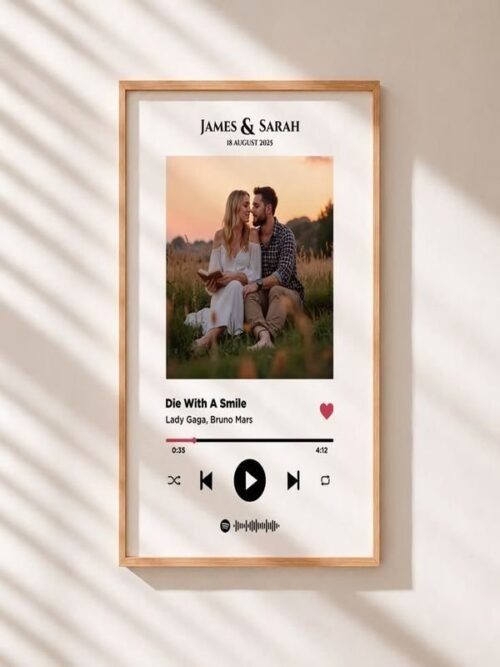 Couple Spotify Plaque