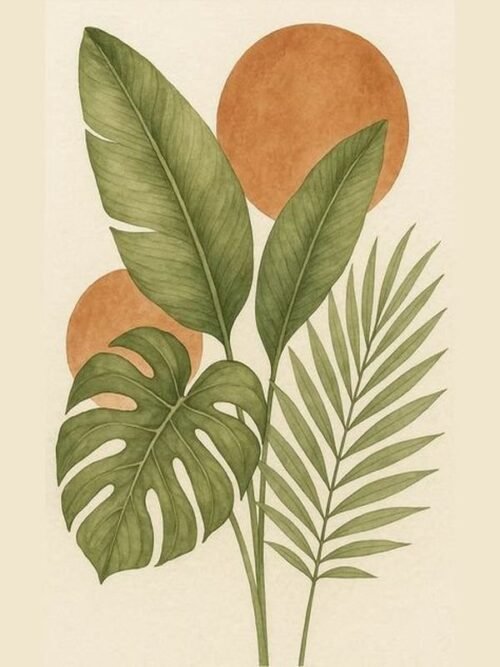 Green Leaf Wall Art