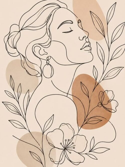 Line Art Portrait