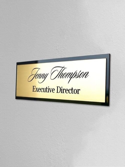 Office Name Sign