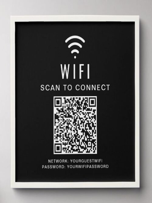 QR Code Wall Art