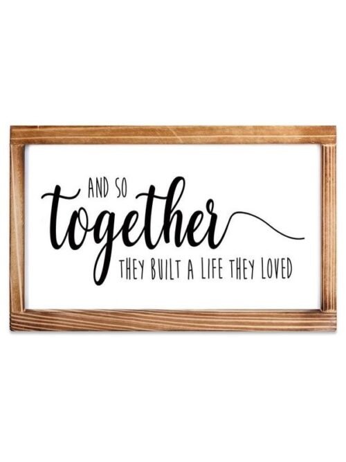 Rustic Wooden Sign