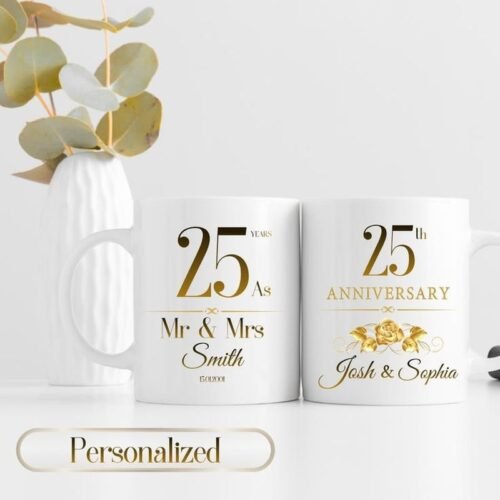 Silver Anniversary Mug