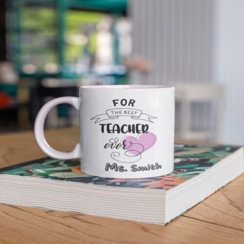 Teacher Name Mug